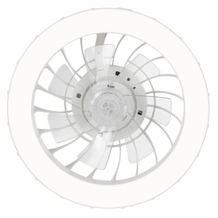 Brilliant - Ventilateur de plafond dimmable LED RGBW avec lumière FANORA LED/30W/230V 2700-6500K Ø 46 cm blanc + télécommande