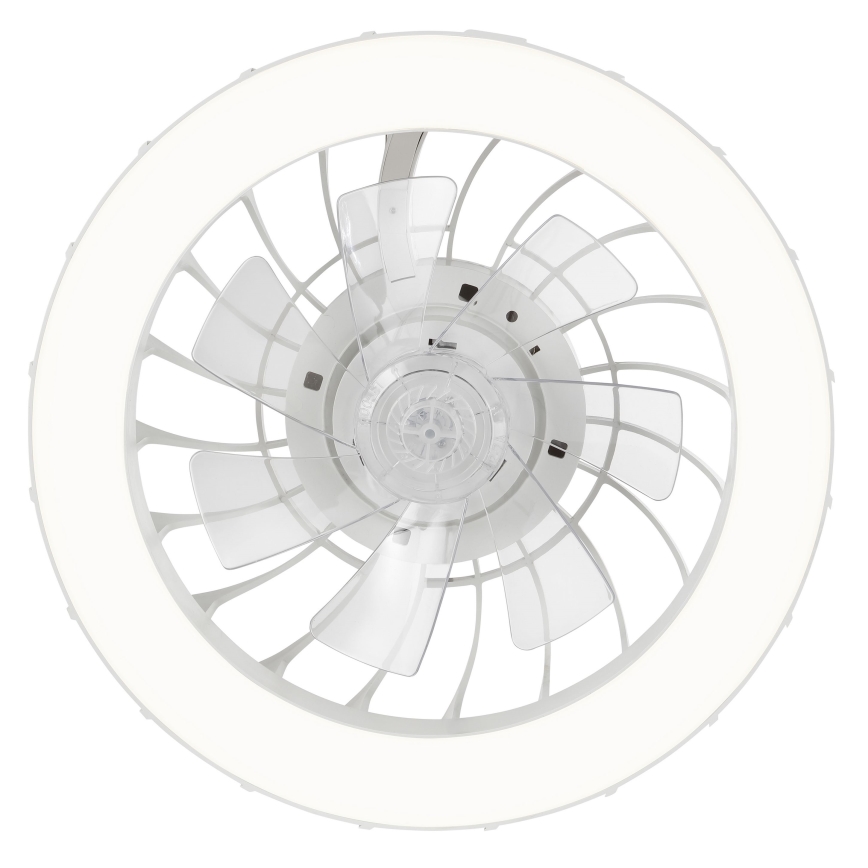 Brilliant - Ventilateur de plafond dimmable LED RGBW avec lumière FANORA LED/30W/230V 2700-6500K Ø 46 cm blanc + télécommande