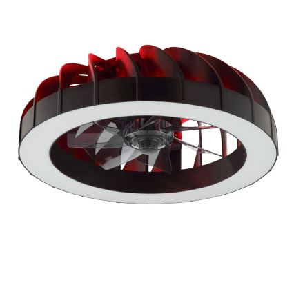 Brilliant - Ventilateur de plafond dimmable LED RGBW avec lumière FANORA LED/30W/230V 2700-6500K Ø 46 cm noir + télécommande