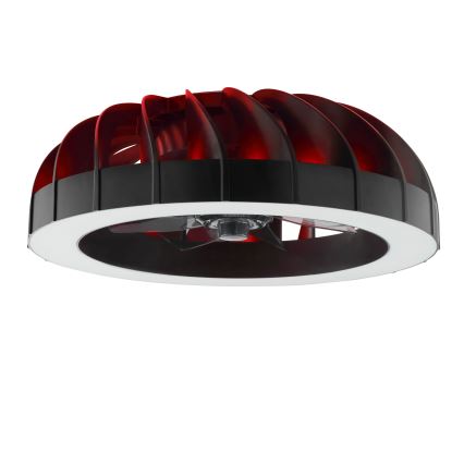 Brilliant - Ventilateur de plafond dimmable LED RGBW avec lumière FANORA LED/30W/230V 2700-6500K Ø 46 cm noir + télécommande