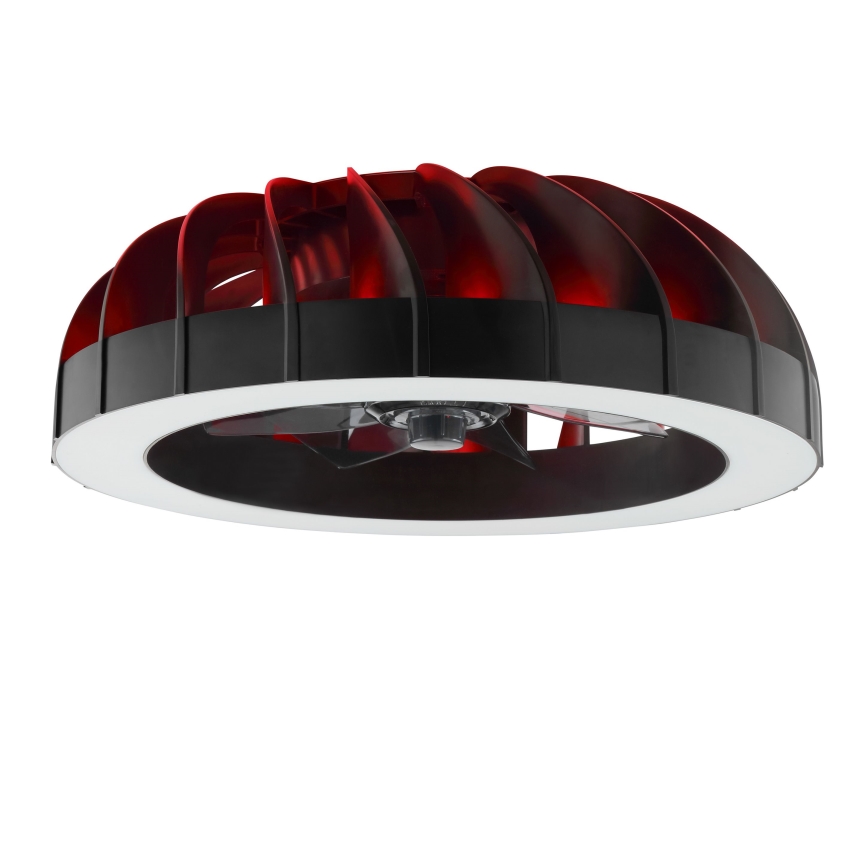 Brilliant - Ventilateur de plafond dimmable LED RGBW avec lumière FANORA LED/30W/230V 2700-6500K Ø 46 cm noir + télécommande