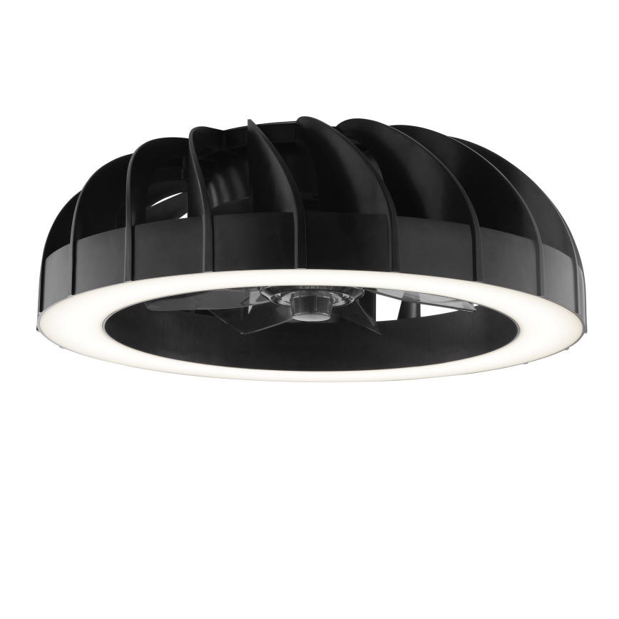 Brilliant - Ventilateur de plafond dimmable LED RGBW avec lumière FANORA LED/30W/230V 2700-6500K Ø 46 cm noir + télécommande