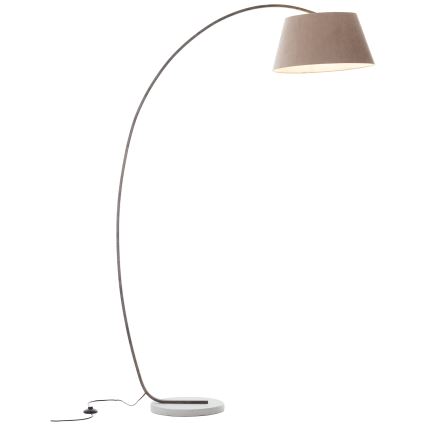 Brilliant - Vloerlamp BROK 1xE27/60W/230V taupe