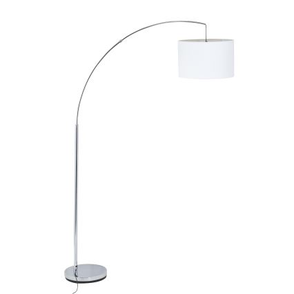 Brilliant - Vloerlamp CLARIE 1xE27/60W/230V mat chroom/wit