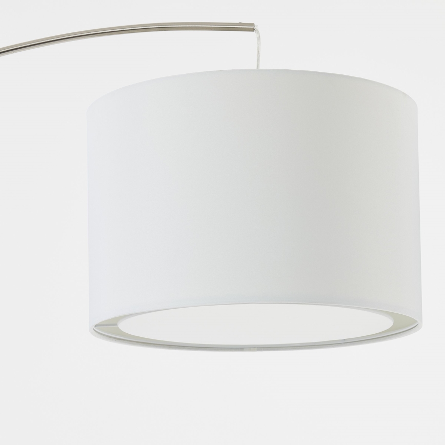 Brilliant - Vloerlamp CLARIE 1xE27/60W/230V mat chroom/wit