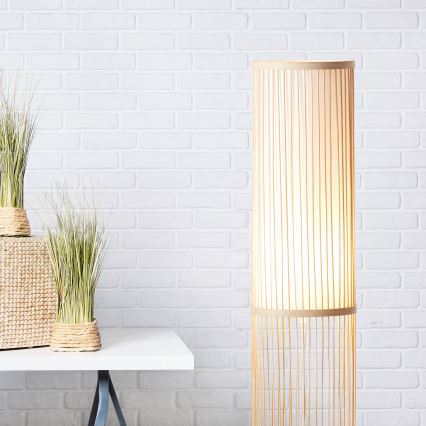 Brilliant - Vloerlamp NORI 1xE27/40W/230V bamboe