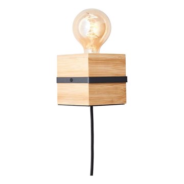 Brilliant - Wandlamp BENNY 1xE27/40W/230V bamboe