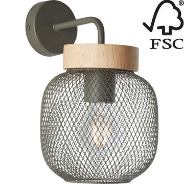 Brilliant - Wandlamp GIADA 1xE27/40W/230V groen - FSC gecertificeerd