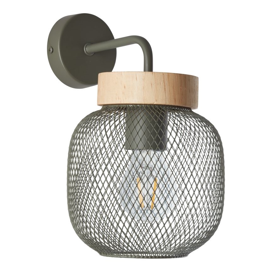 Brilliant - Wandlamp GIADA 1xE27/40W/230V groen - FSC gecertificeerd