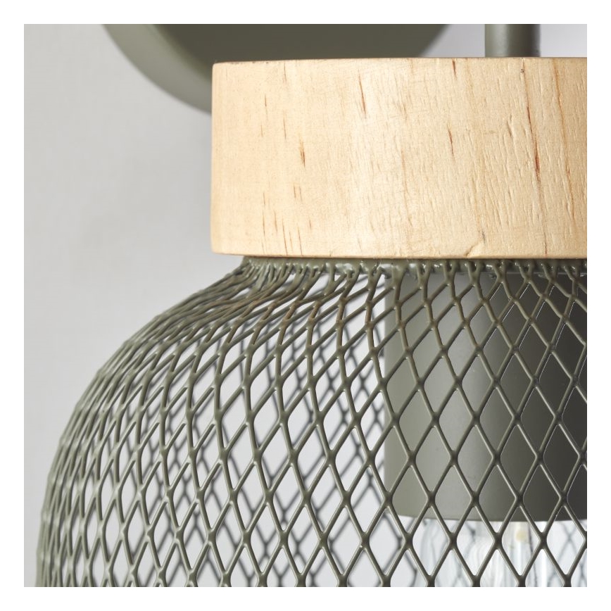 Brilliant - Wandlamp GIADA 1xE27/40W/230V groen - FSC gecertificeerd