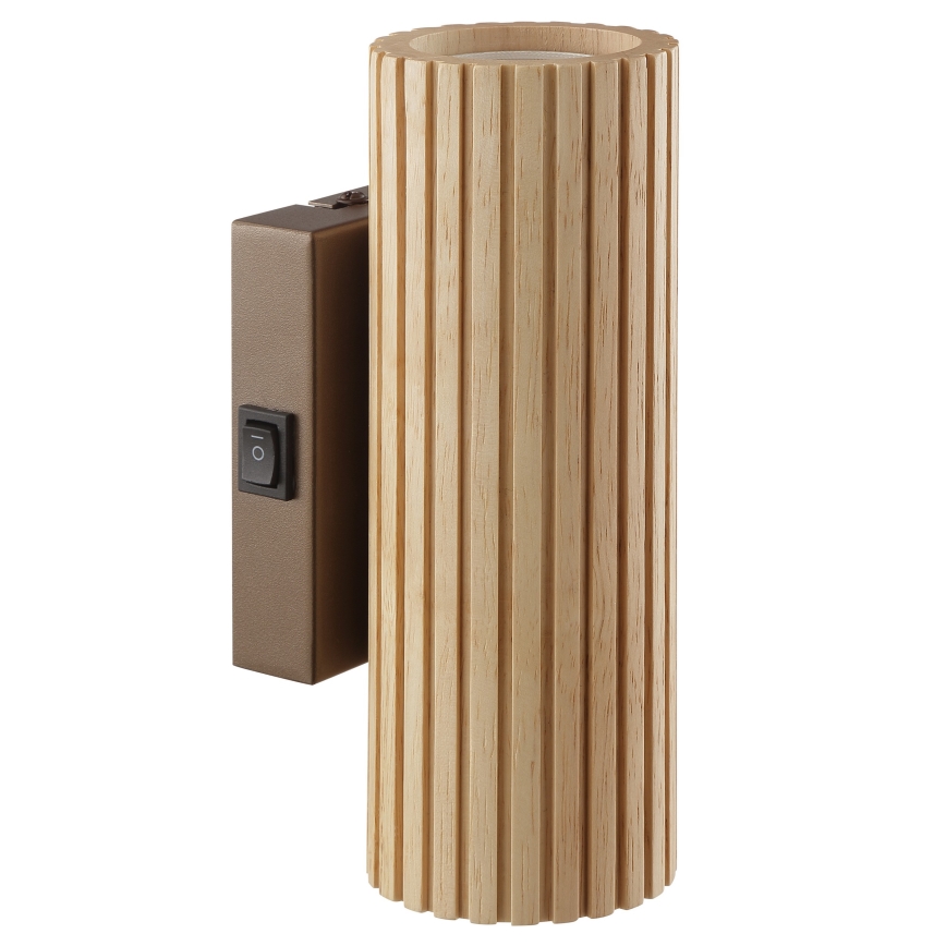 Brilliant - Wandlamp LAKEWOOD 2xGU10/10W/230V bruin