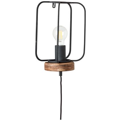 Brilliant - Wandlamp TOSH 1xE27/52W/230V populierenhout