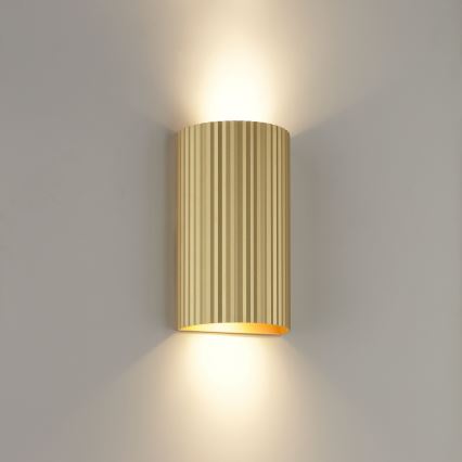 Brilliant - Wandlamp UNDULA 2xGU10/10W/230V goud