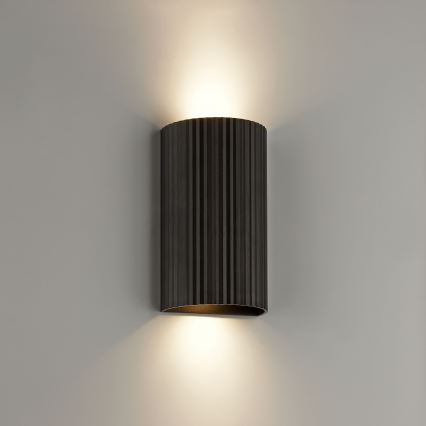 Brilliant - Wandlamp UNDULA 2xGU10/10W/230V zwart