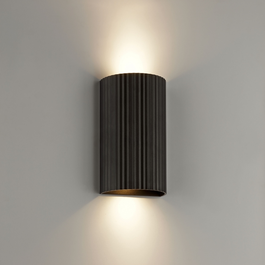 Brilliant - Wandlamp UNDULA 2xGU10/10W/230V zwart
