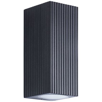 Brilliant - Wandlamp voor buiten JELANI 2xGU10/10W/230V IP44 zwart