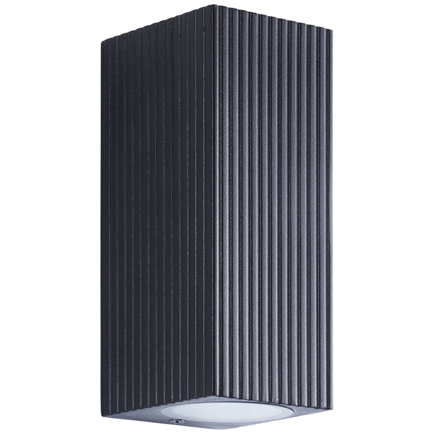 Brilliant - Wandlamp voor buiten JELANI 2xGU10/10W/230V IP44 zwart