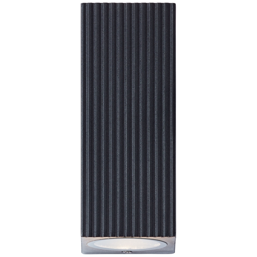 Brilliant - Wandlamp voor buiten JELANI 2xGU10/10W/230V IP44 zwart