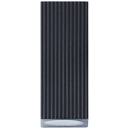 Brilliant - Wandlamp voor buiten JELANI 2xGU10/10W/230V IP44 zwart