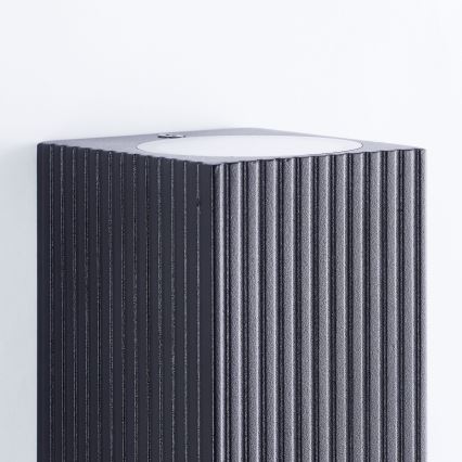 Brilliant - Wandlamp voor buiten JELANI 2xGU10/10W/230V IP44 zwart