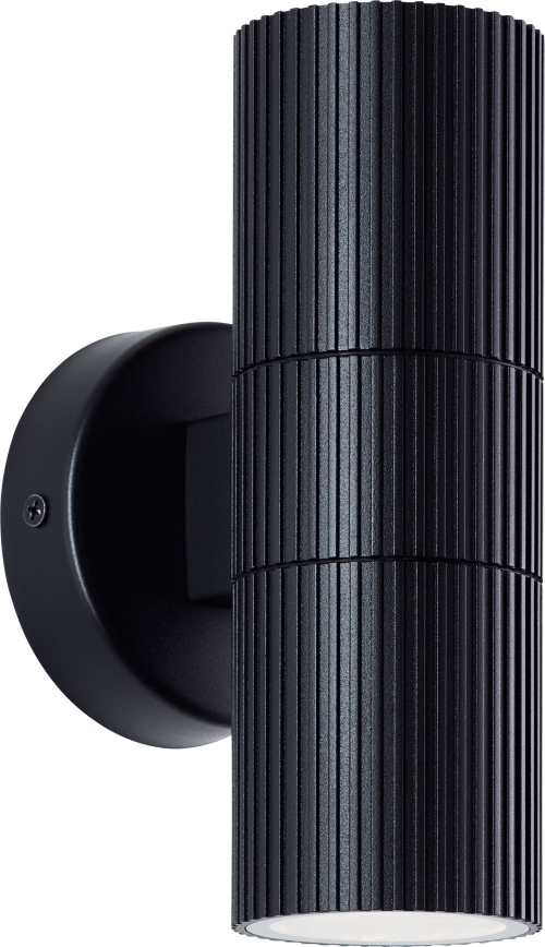 Brilliant - Wandlamp voor buiten KEOLA 2xGU10/10W/230V IP44 zwart