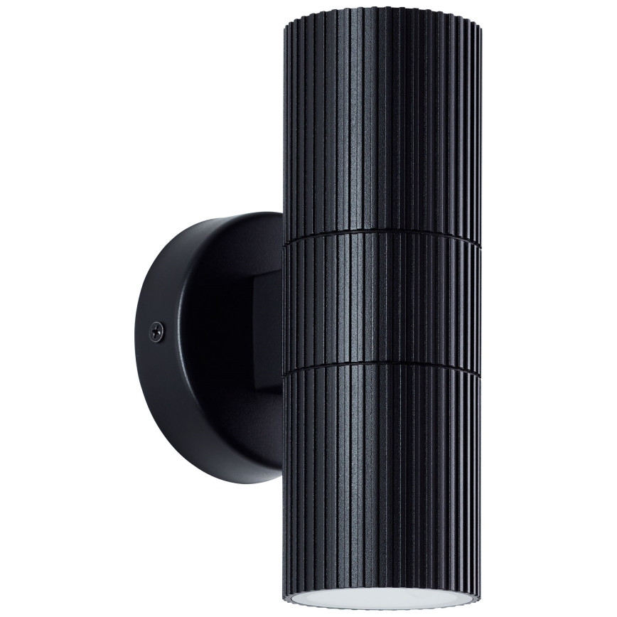Brilliant - Wandlamp voor buiten KEOLA 2xGU10/10W/230V IP44 zwart