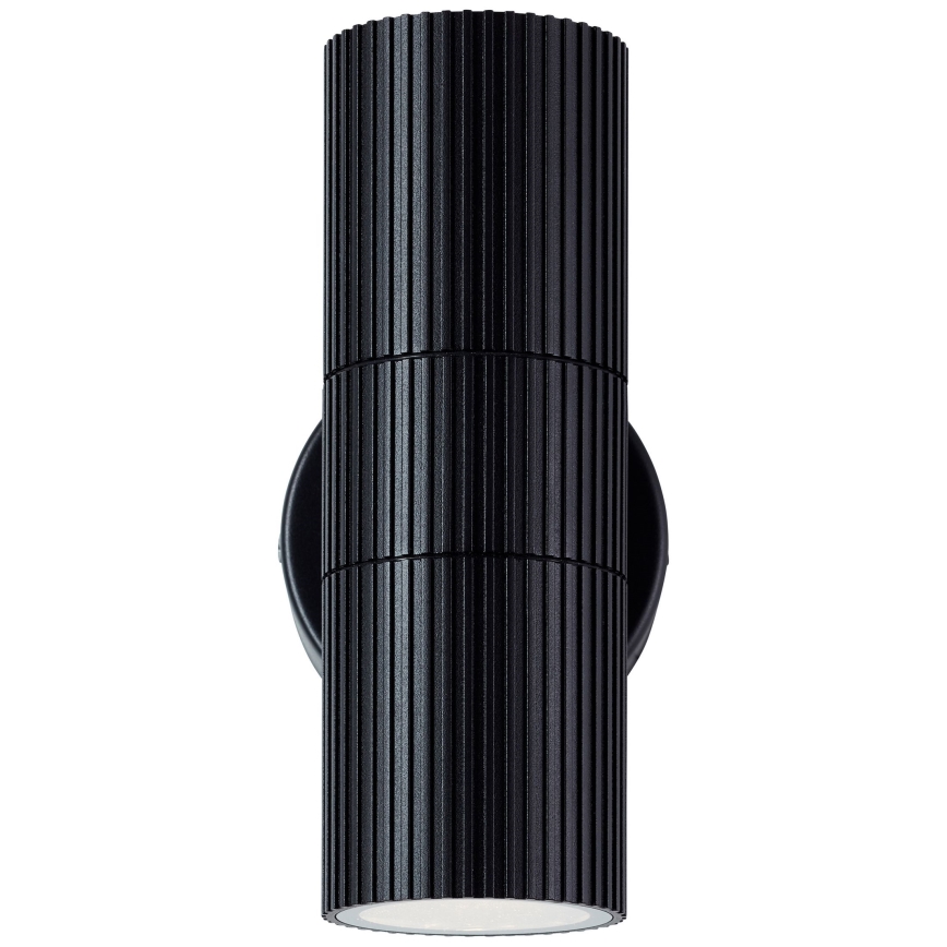 Brilliant - Wandlamp voor buiten KEOLA 2xGU10/10W/230V IP44 zwart