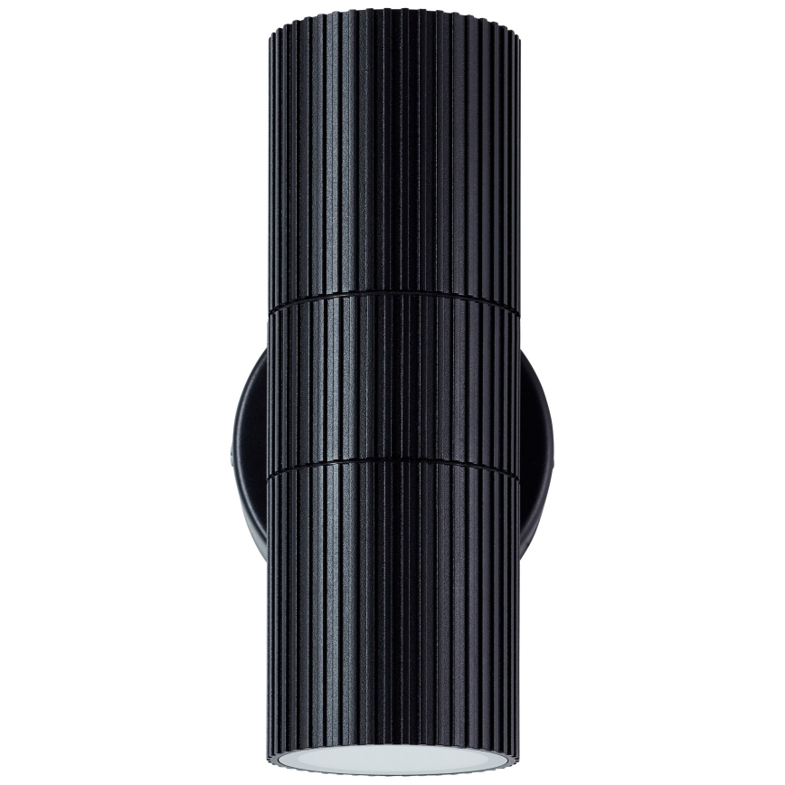 Brilliant - Wandlamp voor buiten KEOLA 2xGU10/10W/230V IP44 zwart