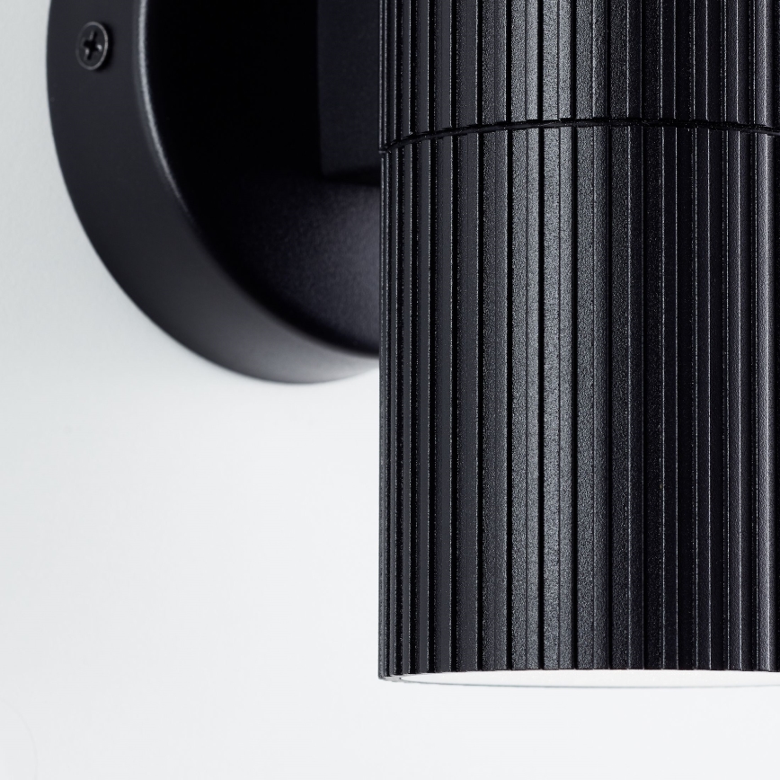 Brilliant - Wandlamp voor buiten KEOLA 2xGU10/10W/230V IP44 zwart