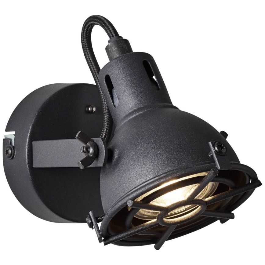 Brilliant - Wandspot JESPER 1xGU10/5W/230V zwart