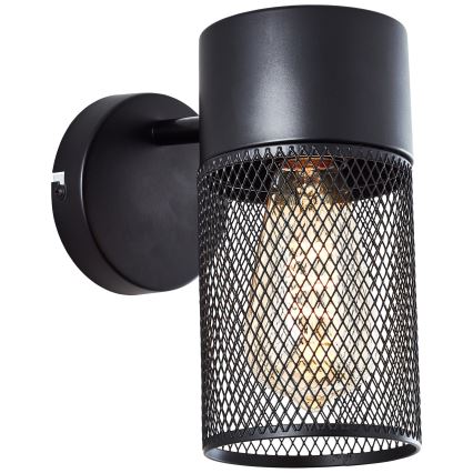 Brilliant - Wandspot KAMOLO 1xE27/40W/230V zwart