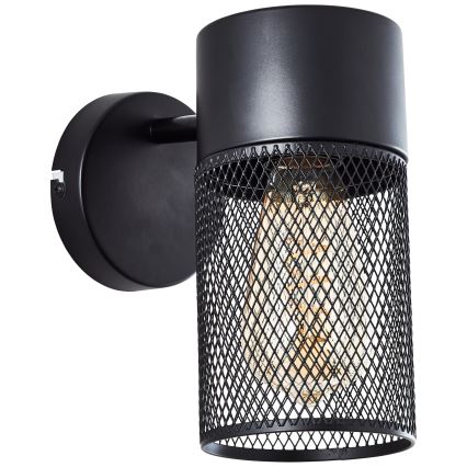 Brilliant - Wandspot KAMOLO 1xE27/40W/230V zwart