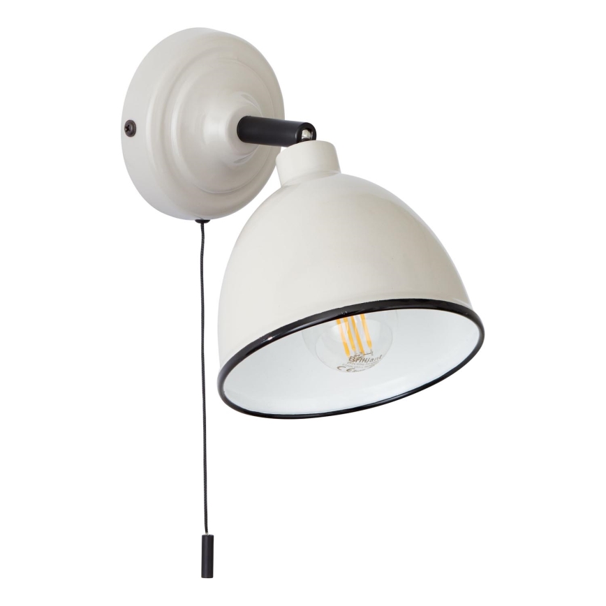 Brilliant - Wandspot TELIO 1xE14/28W/230V grijs