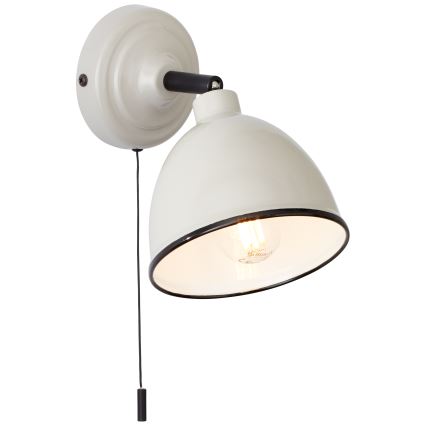 Brilliant - Wandspot TELIO 1xE14/28W/230V grijs
