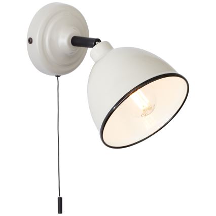 Brilliant - Wandspot TELIO 1xE14/28W/230V grijs