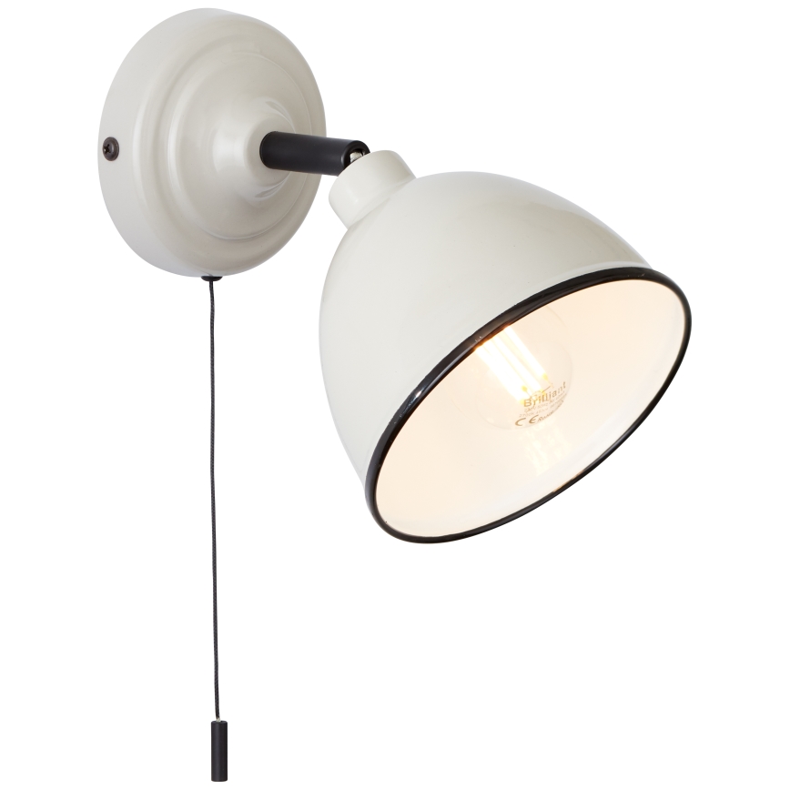 Brilliant - Wandspot TELIO 1xE14/28W/230V grijs