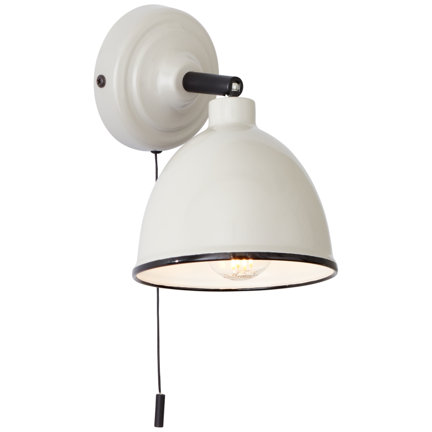 Brilliant - Wandspot TELIO 1xE14/28W/230V grijs