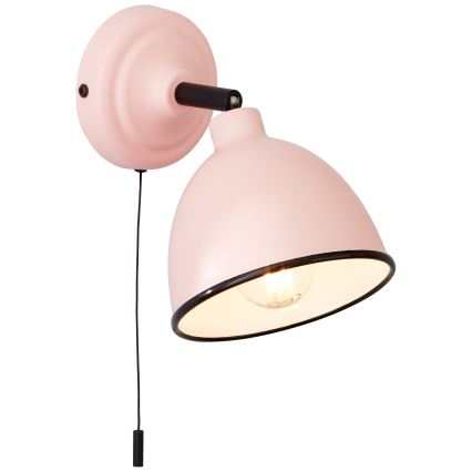 Brilliant - Wandspot TELIO 1xE14/28W/230V roze