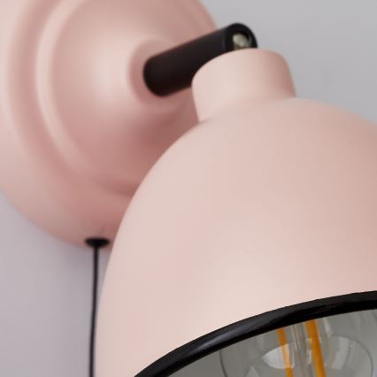 Brilliant - Wandspot TELIO 1xE14/28W/230V roze