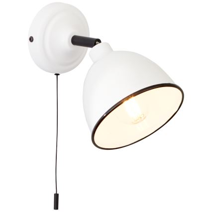 Brilliant - Wandspot TELIO 1xE14/28W/230V wit