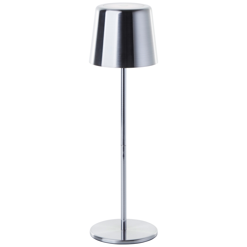 Brilliant - LED dimbare touch buitenlamp XAANA LED/4W/5V 3000/4000/6500K 2600 mAh IP44 glanzend chroom