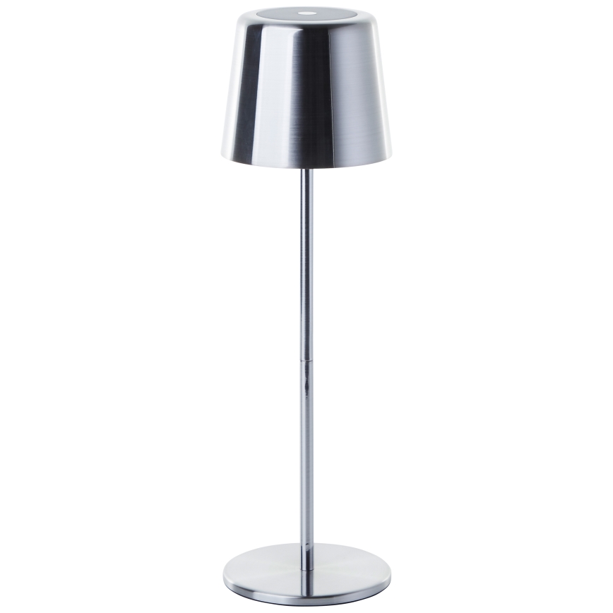 Brilliant - LED dimbare touch buitenlamp XAANA LED/4W/5V 3000/4000/6500K 2600 mAh IP44 glanzend chroom