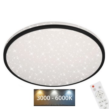 Brilo 3447-315 - Plafonnier à intensité variable STARRY SKY LED/80W/230V 3000-6000K + télécommande