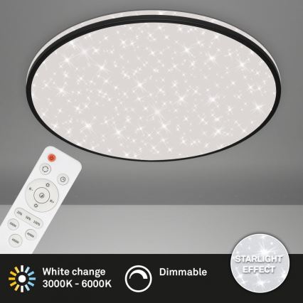 Brilo 3447-315 - Plafonnier à intensité variable STARRY SKY LED/80W/230V 3000-6000K + télécommande
