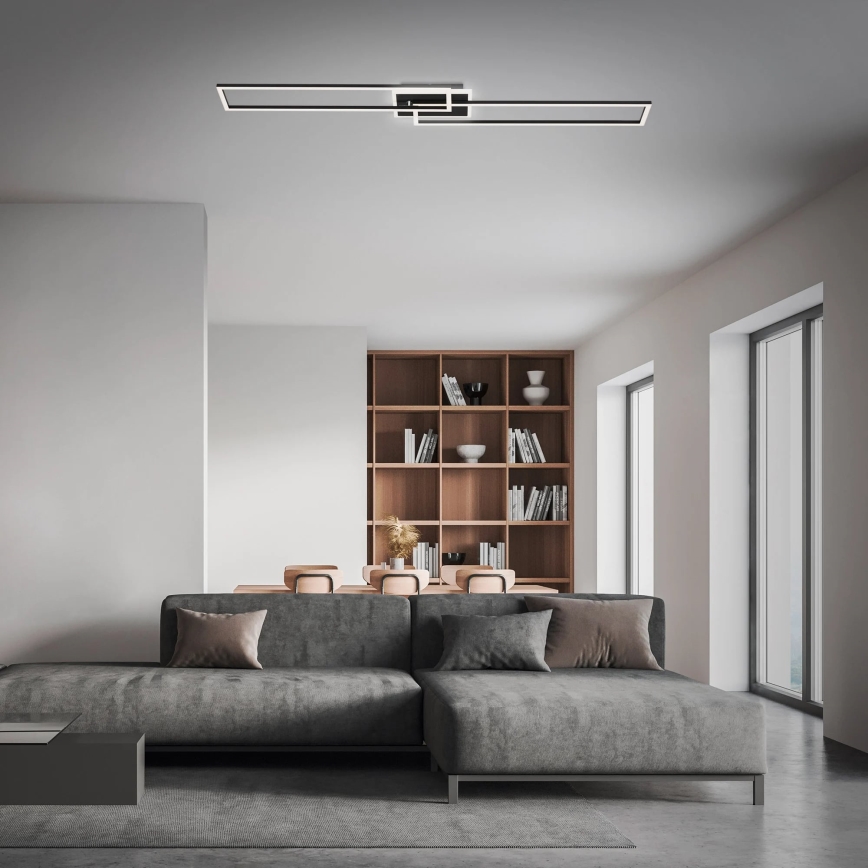 Brilo - Dimbare LED bevestigde hanglamp FRAME 2xLED/20W/230V 2700-6500K + afstandsbediening