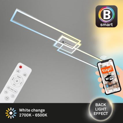 Brilo - Dimbare LED bevestigde hanglamp FRAME 2xLED/20W/230V 2700-6500K Wi-Fi Tuya + afstandsbediening