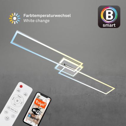 Brilo - Dimbare LED bevestigde hanglamp FRAME 2xLED/20W/230V 2700-6500K Wi-Fi Tuya + afstandsbediening