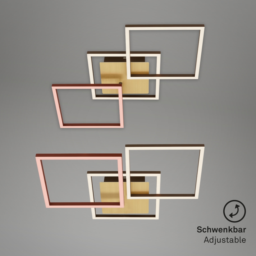 Brilo - Dimbare LED bevestigde hanglamp FRAME LED/30W/230V
