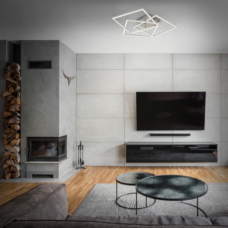 Brilo - Dimbare LED bevestigde hanglamp FRAME LED/40W/230V 2700-5000K Wi-Fi Tuya + afstandsbediening