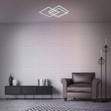 Brilo - Dimbare LED bevestigde hanglamp FRAME LED/40W/230V 2700-5000K Wi-Fi Tuya + afstandsbediening